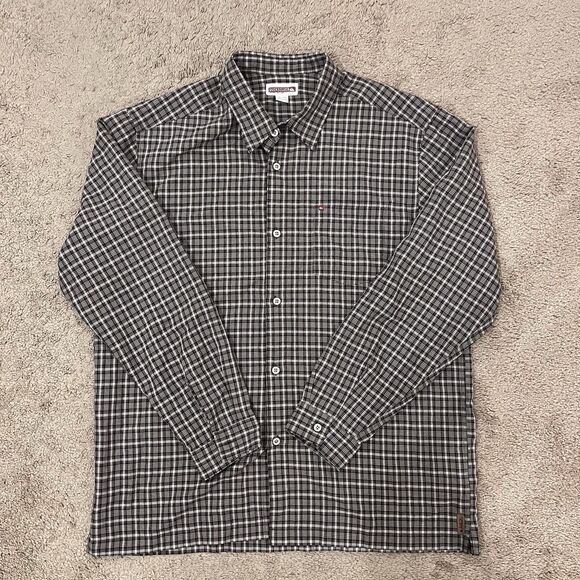 Vintage Y2K Quiksilver Shirt Men’s XL Plaid Button Up Surf Skate 90s 2000s - Picture 1 of 7